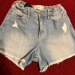 Girls A/F high rise relaxed short size 13/14